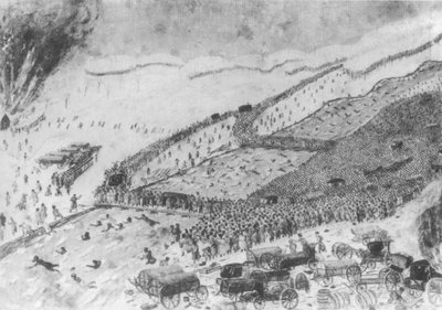 The Passage of the Berezina, November 26, 1812 by Raymond Fournier Sarloveze